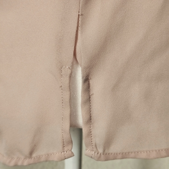 Forever 21 Beige Short Sleeve Blouse - Small - Picture 6 of 7